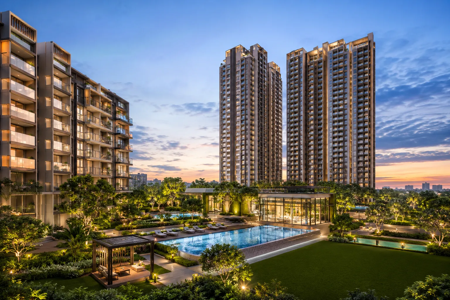 TVS Emerald Avalon residential community view 3